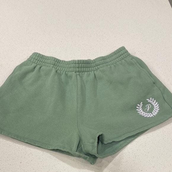 PINK Victoria's Secret Pants - PINK Victoria's Secret Sage Green Athletic Shorts